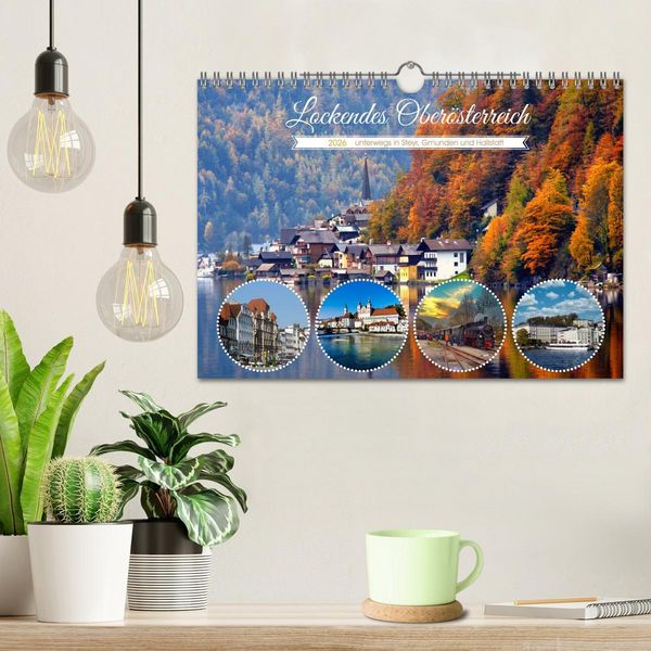 Produktbild: Lockendes Ober&ouml;sterreich (Wandkalender 2026 DIN A4 quer), CALVENDO Monatskalender