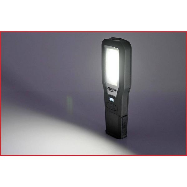 Produktbild: KS Tools 150.4490 Mobile Werkstatt-Handlampe, knickbar, 550 Lumen 2021 Energieeffizienzklasse n.rel
