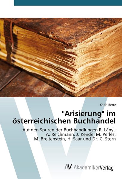 Produktbild: "Arisierung" im &ouml;sterreichischen Buchhandel