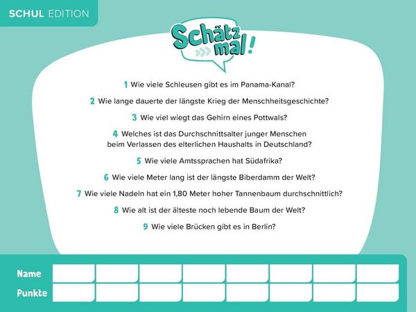 Produktbild: Sch&auml;tz mal! Schul Edition