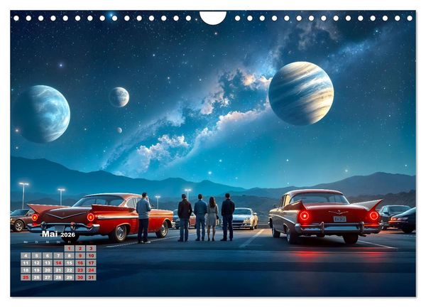 Produktbild: Sterne und Planeten im Blick (Wandkalender 2026 DIN A4 quer), CALVENDO Monatskalender