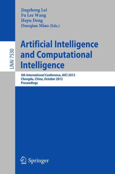 Produktbild: Artificial Intelligence and Computational Intelligence