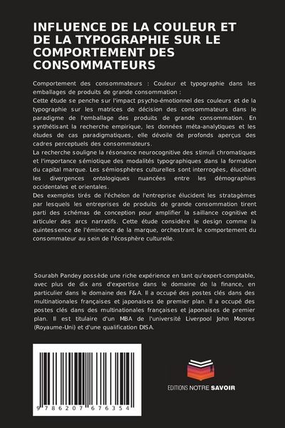 Produktbild: Influence De La Couleur Et De La Typographie Sur Le Comportement des Consommateurs