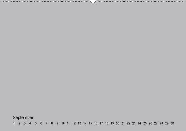 Produktbild: Geburtstags - Bastelkalender - Grau (Wandkalender immerw&auml;hrend DIN A2 quer)