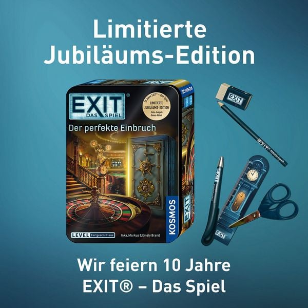 Produktbild: EXIT&reg; - Das Spiel: Der perfekte Einbruch (Jubil&auml;ums-Edition)