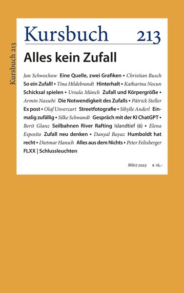 Produktbild: Kursbuch 213
