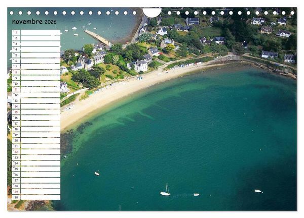 Produktbild: Le Golfe du Morbihan vu du ciel (Calendrier mural 2026 DIN A4 vertical), CALVENDO calendrier mensuel