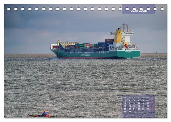 Produktbild: Faszination Seefahrt (Tischkalender 2026 DIN A5 quer), CALVENDO Monatskalender