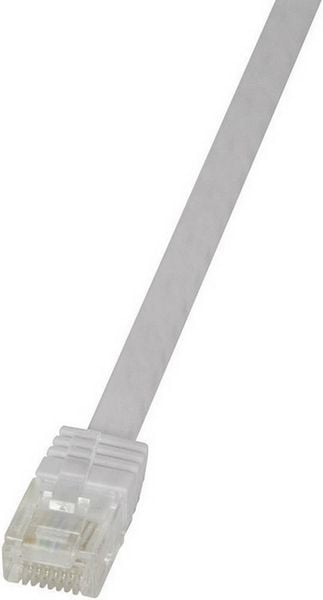 Produktbild: LogiLink CF2061U RJ45 Patchkabel CAT 6 U/UTP 3.00 m Wei&szlig; hochflexibel 1 St.