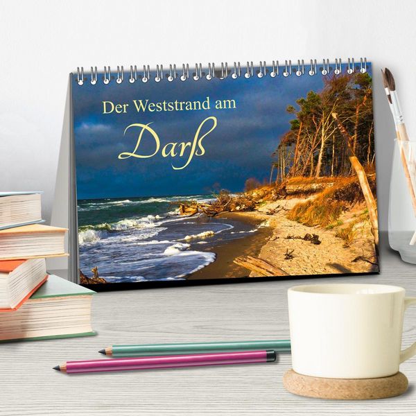 Produktbild: Der Weststrand am Dar&szlig; (Tischkalender 2026 DIN A5 quer), CALVENDO Monatskalender