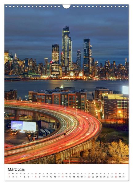 Produktbild: New Yorks architektonische Highlights (Wandkalender 2026 DIN A3 hoch), CALVENDO Monatskalender
