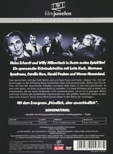 Produktbild: Heinz Erhardt - Gesucht wird Majora - filmjuwelen