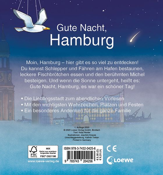 Produktbild: Gute Nacht, Hamburg