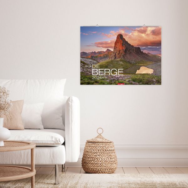 Die Berge Kalender 2024