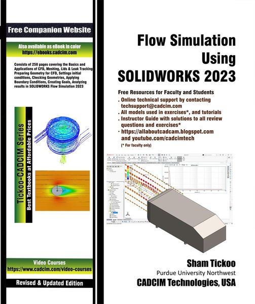 Produktbild: Flow Simulation Using SOLIDWORKS 2023