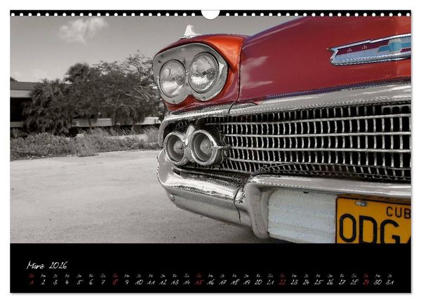 Produktbild: Kuba und die Oldtimer (Wandkalender 2026 DIN A3 quer), CALVENDO Monatskalender