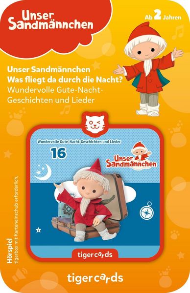 Produktbild: tigercard - Unser Sandm&auml;nnchen - Folge 16: Was fliegt da dur