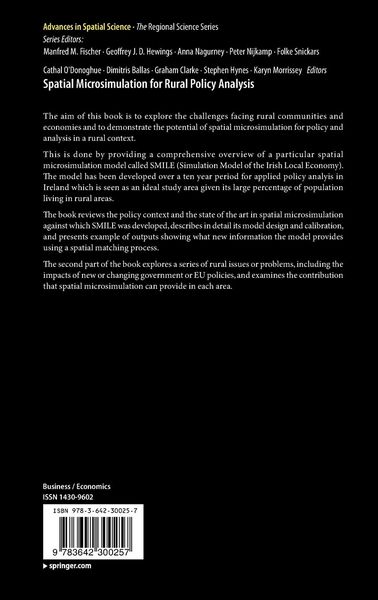 Produktbild: Spatial Microsimulation for Rural Policy Analysis