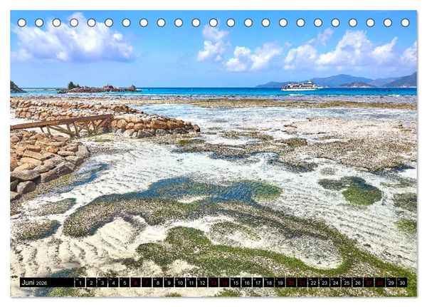 Produktbild: Seychellen Paradies 2026 (Tischkalender 2026 DIN A5 quer), CALVENDO Monatskalender