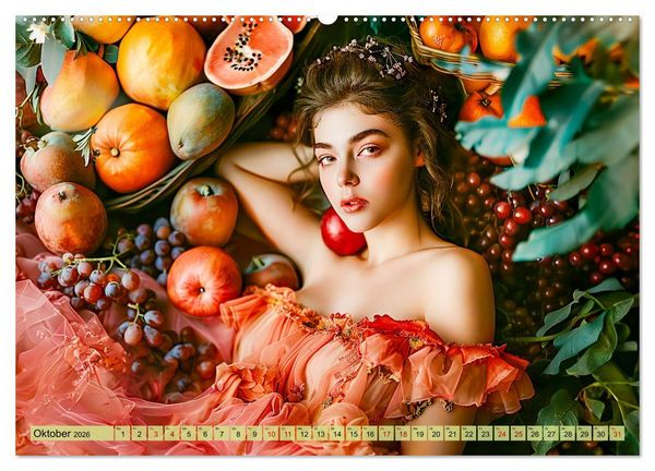 Produktbild: Obstk&ouml;nigin - Fruchtig, floral und voller Sch&ouml;nheit (hochwertiger Premium Wandkalender 2026 DIN A2 quer), Kunstdruck in Hochglanz