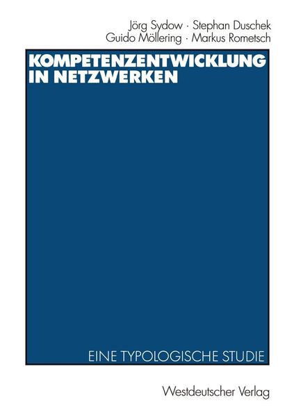 Produktbild: Kompetenzentwicklung in Netzwerken