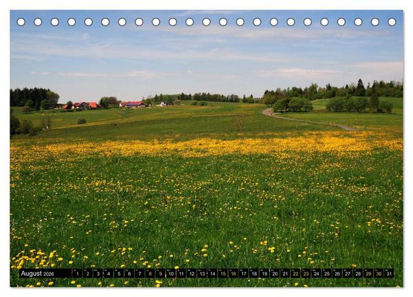 Produktbild: Rh&ouml;ner Impressionen (Tischkalender 2026 DIN A5 quer), CALVENDO Monatskalender