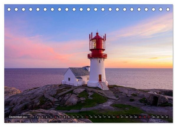 Produktbild: Norwegens S&uuml;den (Tischkalender 2026 DIN A5 quer), CALVENDO Monatskalender