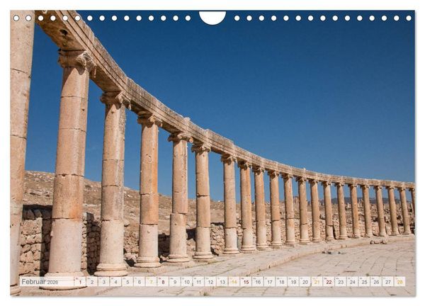 Produktbild: Jordanien - Wadis - W&uuml;ste - Weltwunder (Wandkalender 2026 DIN A4 quer), CALVENDO Monatskalender