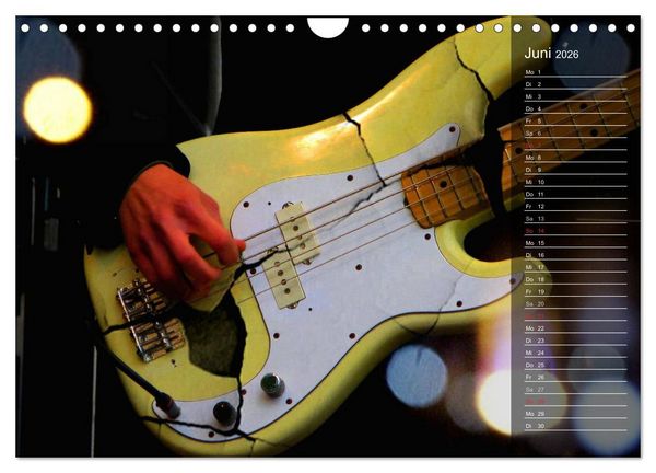 Produktbild: Rockgitarren Power (Wandkalender 2026 DIN A4 quer), CALVENDO Monatskalender