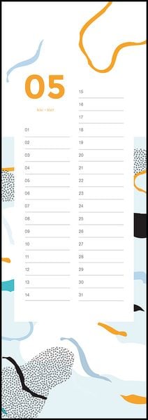 Produktbild: Geburtstagskalender Patterns