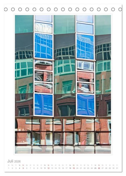 Produktbild: Spiegelungen in der Architektur (Tischkalender 2026 DIN A5 hoch), CALVENDO Monatskalender