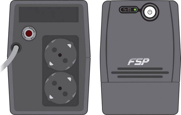 Produktbild: FSP Fortron FP600 USV 600 VA