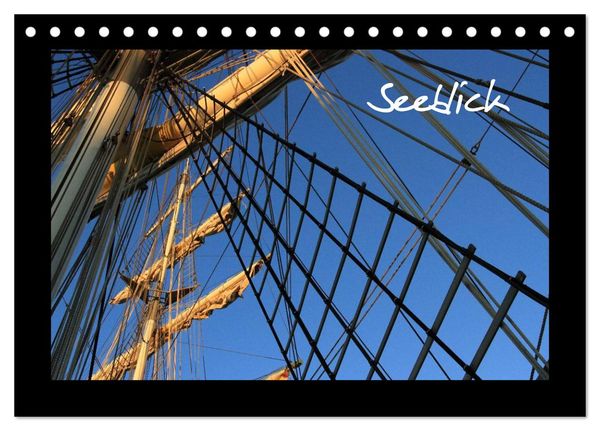 Seeblick (Tischkalender 2024 DIN A5 quer), CALVENDO Monatskalender