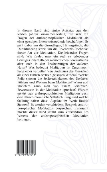 Produktbild: Erkenntnis und Meditation