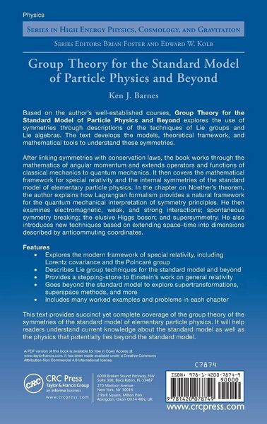 Produktbild: Group Theory for the Standard Model of Particle Physics and Beyond
