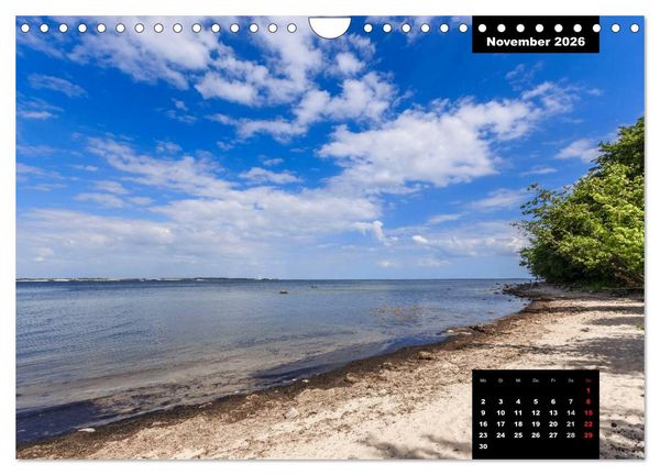 Produktbild: Maritime Seebilder - Von der Ostsee zur Nordsee (Wandkalender 2026 DIN A4 quer), CALVENDO Monatskalender
