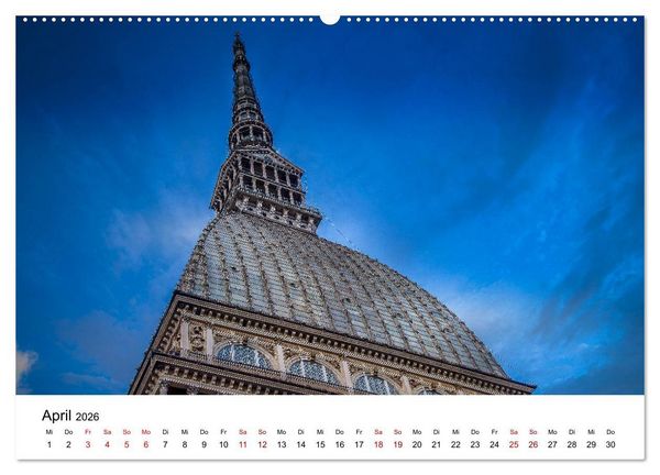 Produktbild: Piemont und Turin (Wandkalender 2026 DIN A2 quer), CALVENDO Monatskalender