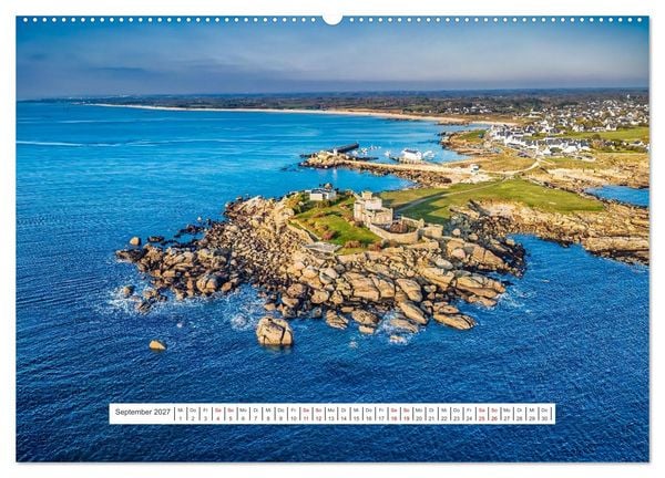 Produktbild: Die Sonne der Bretagne &ndash; Zwischen Himmel und Erde (hochwertiger Premium Wandkalender 2027 DIN A2 quer), Kunstdruck in Hochglanz