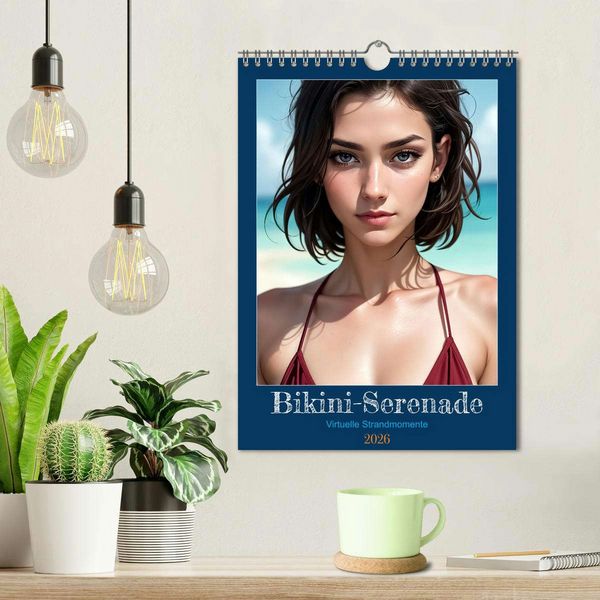 Produktbild: Bikini-Serenade (Wandkalender 2026 DIN A4 hoch), CALVENDO Monatskalender