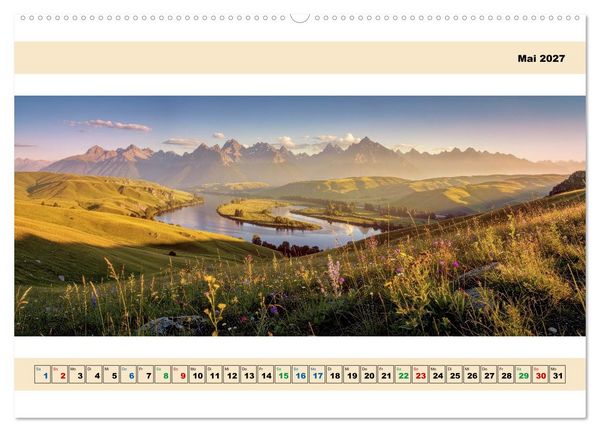 Produktbild: Landschafts - Panorama (Wandkalender 2027 DIN A2 quer), CALVENDO Monatskalender