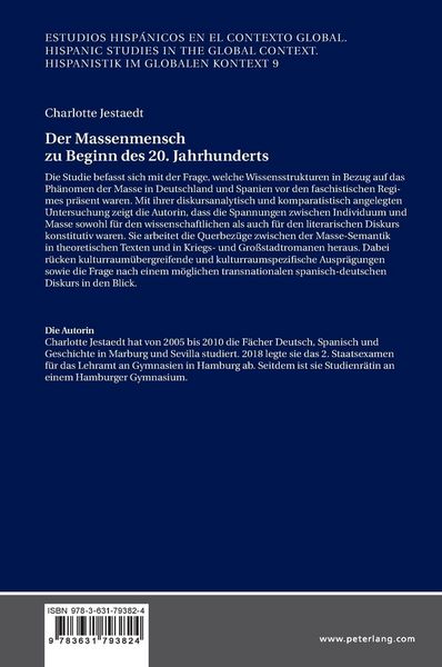 Produktbild: Der Massenmensch zu Beginn des 20. Jahrhunderts
