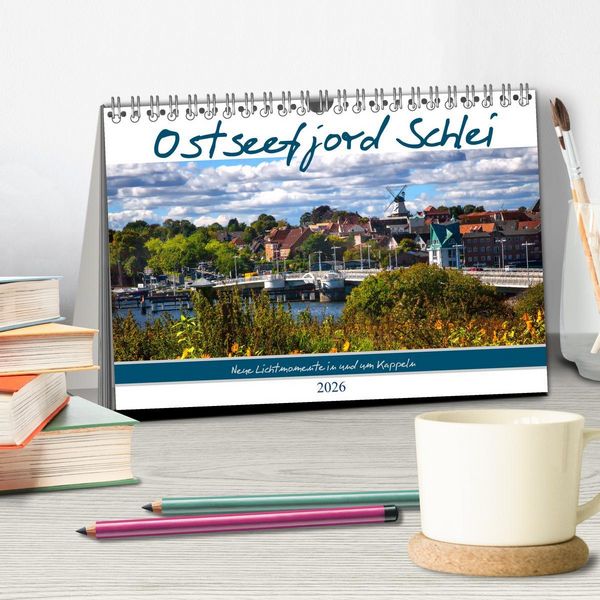 Produktbild: Ostseefjord Schlei (Tischkalender 2026 DIN A5 quer), CALVENDO Monatskalender