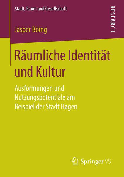Produktbild: R&auml;umliche Identit&auml;t und Kultur