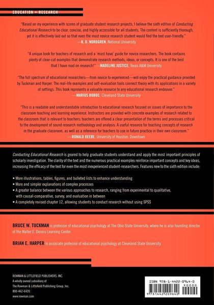 Produktbild: Conducting Educational Research