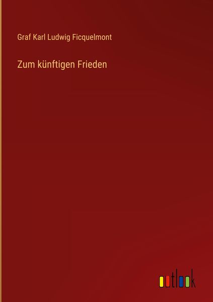 Produktbild: Zum k&uuml;nftigen Frieden