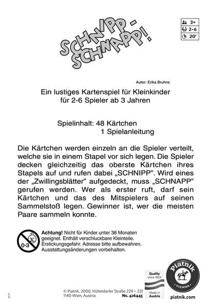 Produktbild: Schnipp - Schnapp!