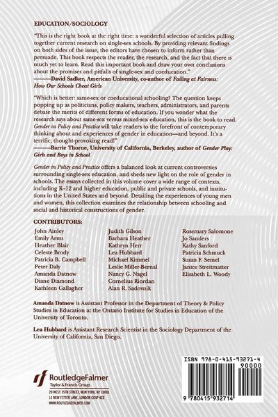 Produktbild: Gender in Policy and Practice