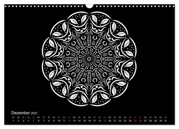 Produktbild: Entspannung und Ruhe durch Mandalas (Wandkalender 2027 DIN A3 quer), CALVENDO Monatskalender