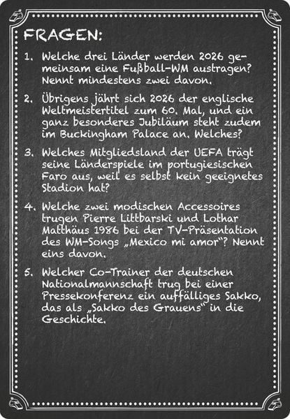 Produktbild: Kneipenquiz - Fu&szlig;ball spezial