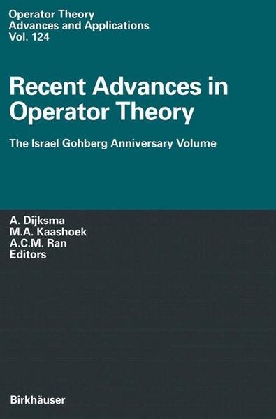 Produktbild: Recent Advances in Operator Theory